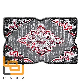 پادری زرباف زیما طرح 002 طوسی قرمز