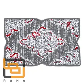 پادری زرباف زیما طرح 003 طوسی قرمز